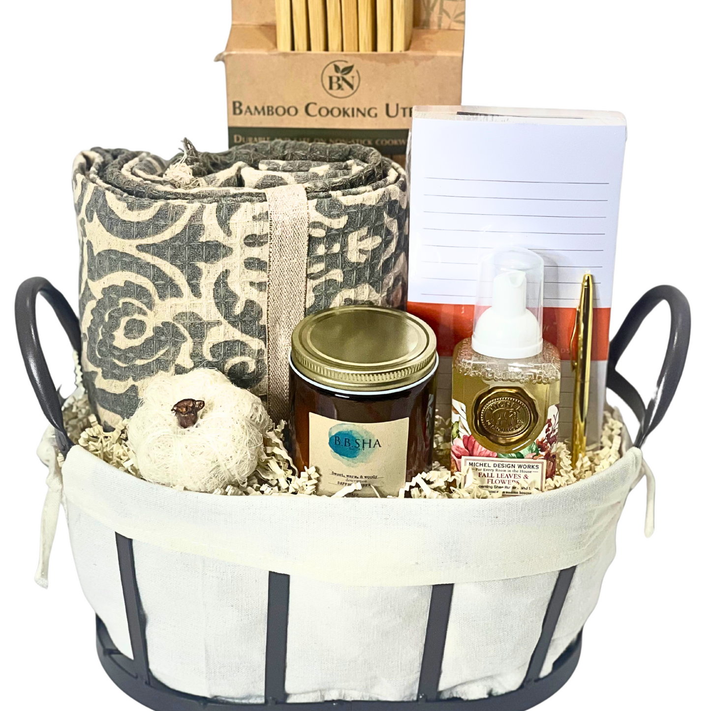 Elegant Housewarming Gift Basket - Family Home Essentials