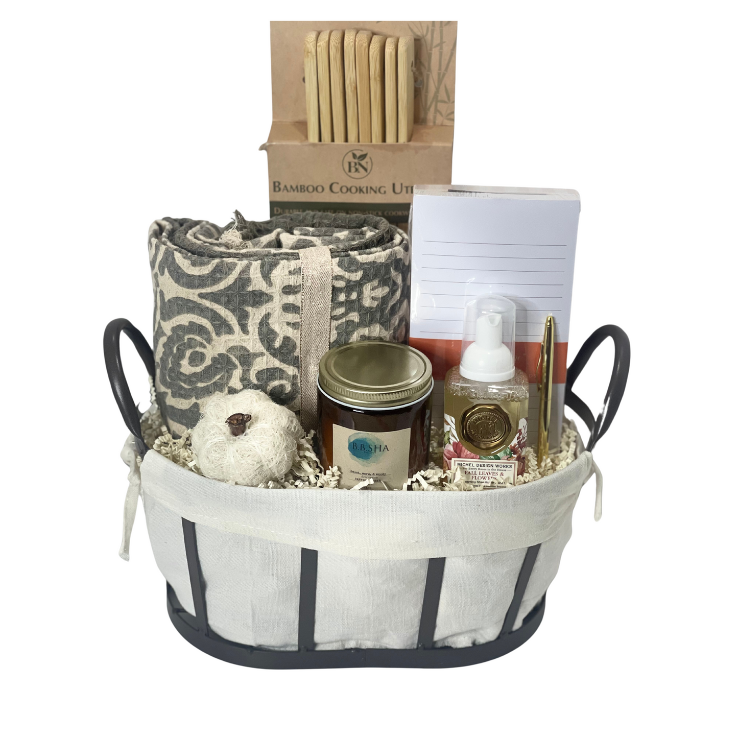 Elegant Housewarming Gift Basket - Family Home Essentials