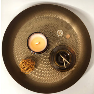 Black Saffron & Hemp-Beeswax Candle